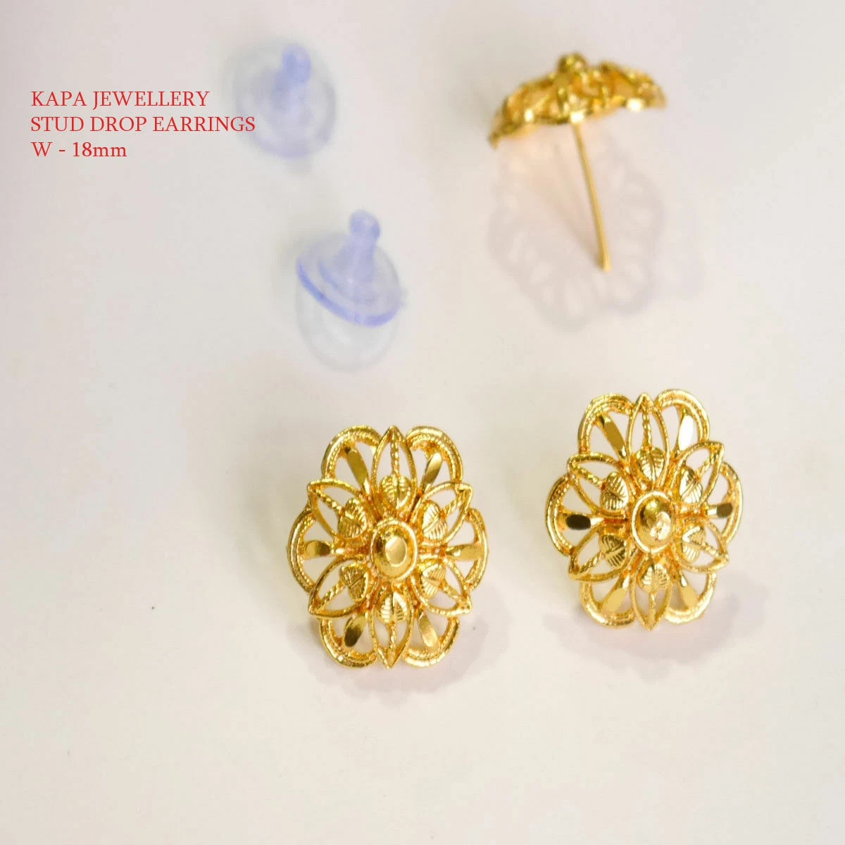 Pure 22ct Gold Perfection: Elegance in Every Pair of Earrings” | by  A1jewellers | Medium