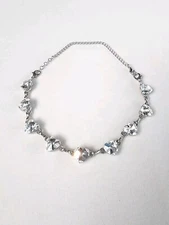 Heart Shaped Crystal Choker Statement Necklace Romantic Sparkly FREE $HIPPING!!