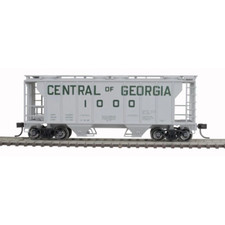 HO Scale-Atlas 20006557 Central of Georgia PS-2 2-BayCovered Hopper 1089 HO9346