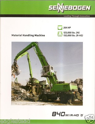 Equipment Brochure - Sennebogen - 840 - Material Handling Crane - 2011 (E1928)