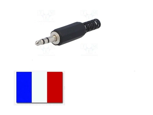 Connecteur prise Jack 3,5mm 3.5mm mâle Audio Stereo Jack à souder