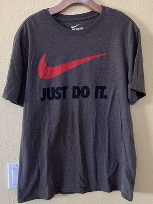 red nike just do it shirt