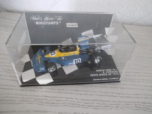 Minichamps MARCH Ford 761 Peterson Modellauto 1:43 South Africa GP 1976 Formel 1