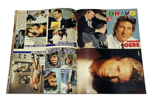 Vintage Bravo German Music Magazine,NOVEMBER 1990,Johnny Depp, 17 Star Sticker - Imagen 4 de 12