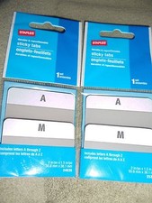 STAPLES STICKY TABS A THROUGH Z 24535 LOT OF 2