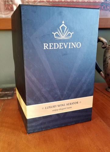 Redevino Luxury Wine Aerator Decanter Pourer Set with Glass Stand New With Box - Picture 5 of 8