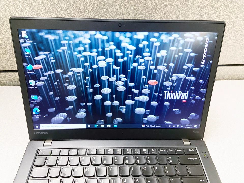 Lenovo ThinkPad T470S 14 pulgadas (512 GB NVMe, Intel Core i5, 6.ª generación, 3,00 GHz, 8 GB) Foto 3 de 4