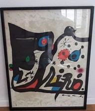 Joan Miró Miro Original Farb Lithographie  'Composition'  38 / 100 handsigniert