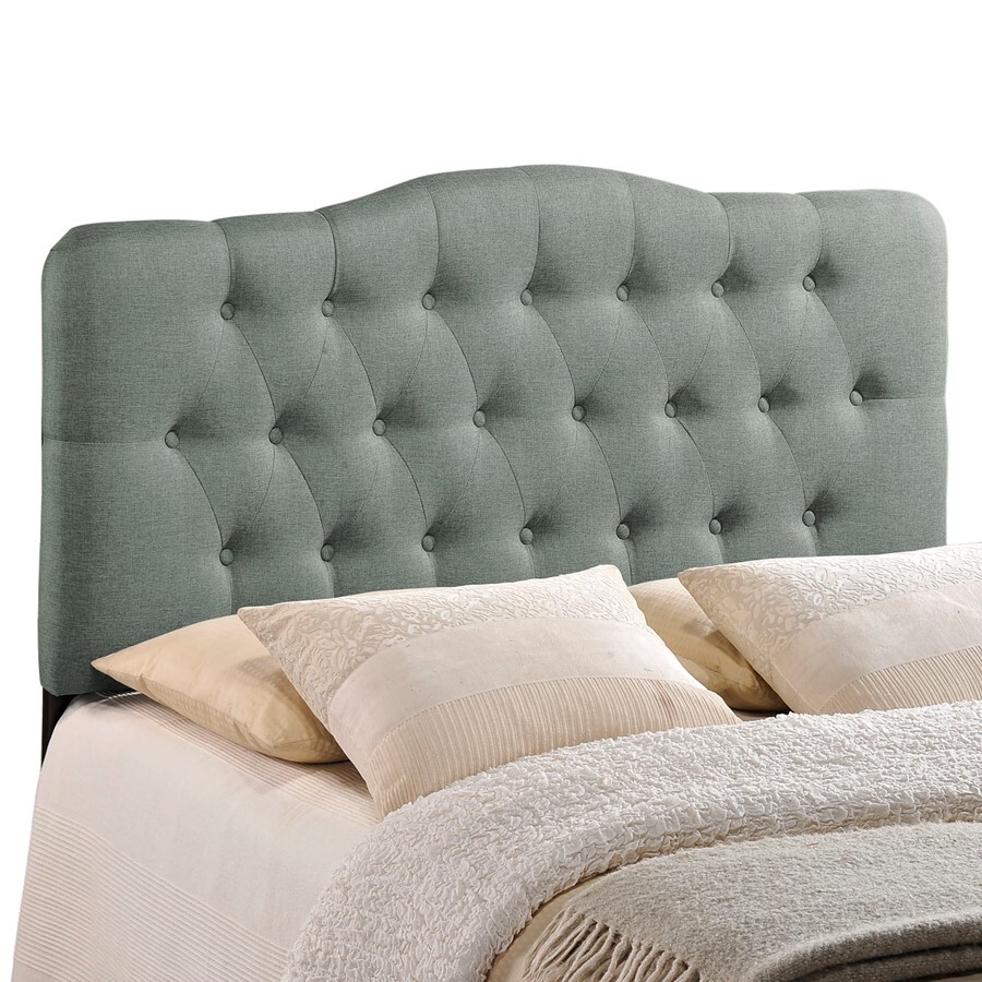 Modway Furniture Annabel Queen Fabric Headboard, Gray - MOD-5154-GRY