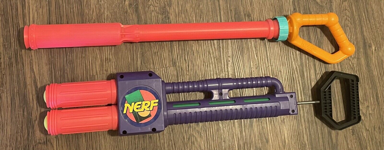 Vtg Nerf Blast A Ball Blaster Shooter And Other Vintage Nerf Blaster W/ Ammo