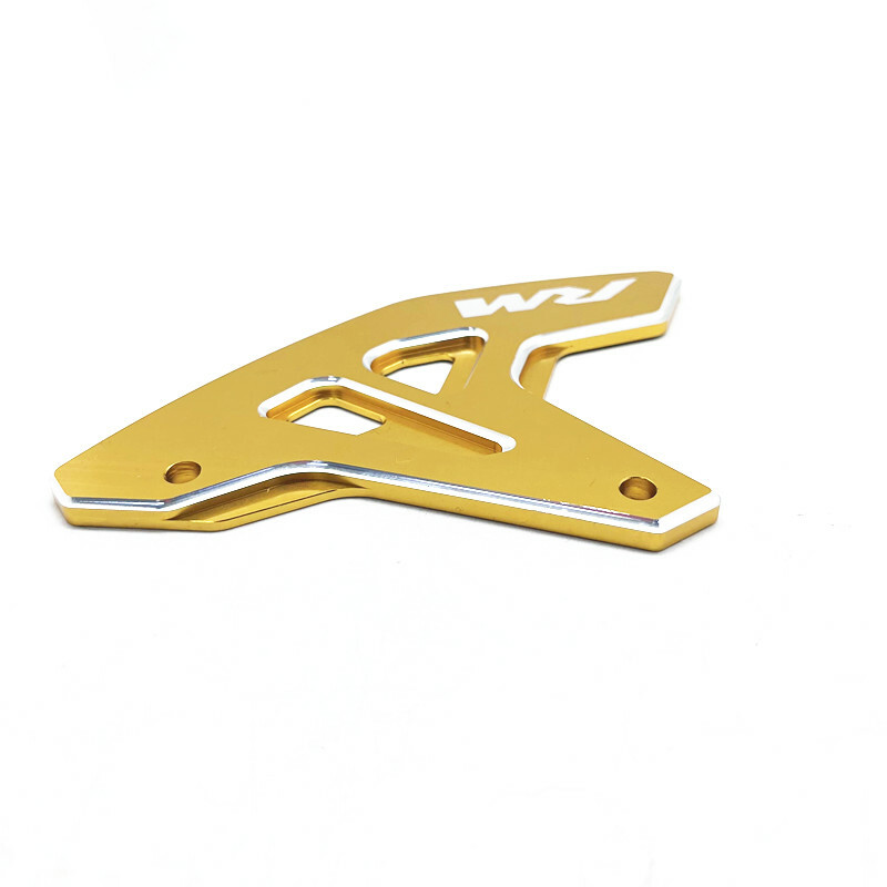 RM LOGO Rear Brake Disc Rotor Guard Cover For Suzuki RM250 RM 125 2005