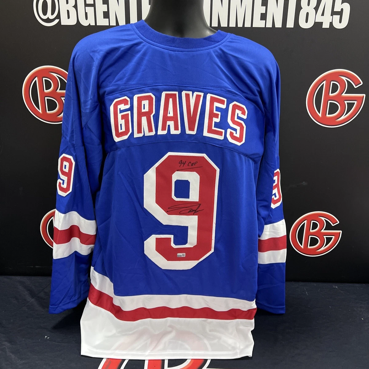 Adam graves signed jersey