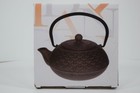 BRANDANI Cast Iron Teapot Nature 600ml + Stainless Steel filter NEW BOXED