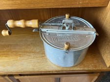 Vintage Whirley Pop Popcorn Maker Pan Retro Pot Indiana