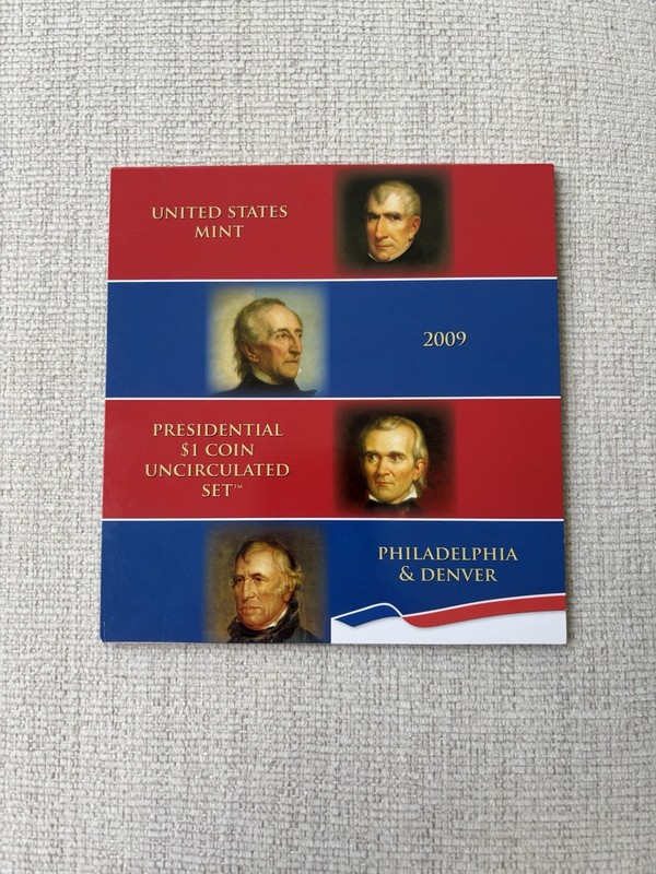 2009 P&D Presidential Dollar $1 Coin Uncirculated Set OGP