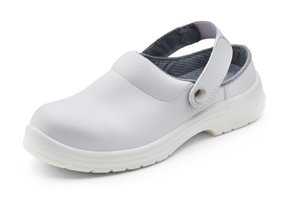 Beeswift Micro Fibre Slipper White Size 6.5