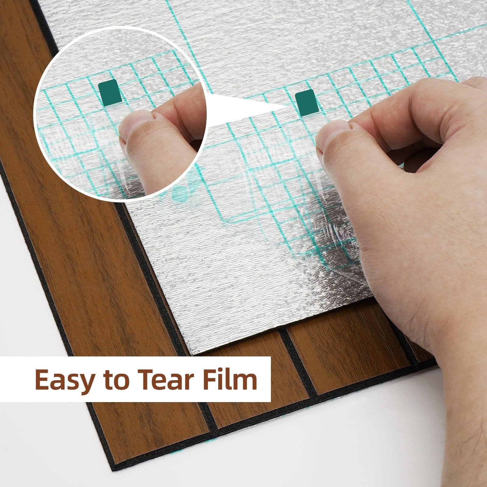 WADILE Peel and Stick Wood Slat Wall Panels 12"x12" (30×30cm) Decorative PV