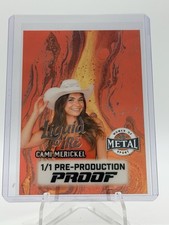 CAMI MERICKEL 2025 LEAF METAL WOMEN OF SPORT Liquid Fire  1/1 PROOF NEBRASKA