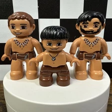 Lego Duplo Caveman Lot of 3 Figures
