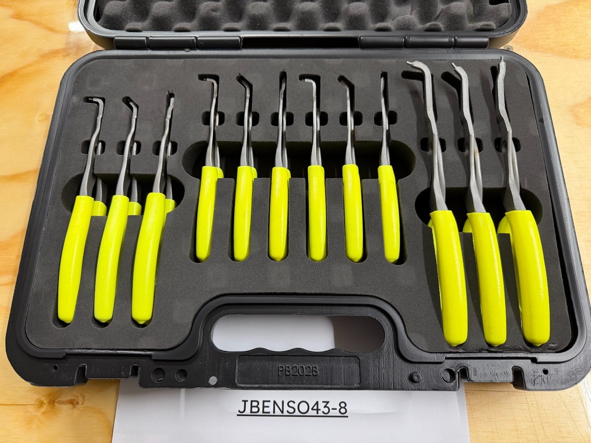 Snap-on Tools USA NEW RARE HI-VIZ 12pc Snap Ring Pliers Set w