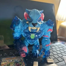 MrBeast Mr Beast Lab Panther Action Figure Collector Toy Mutant Blue Pink 6.5"