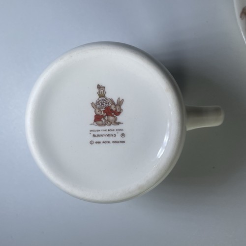 Vintage 1988 Royal Doulton Becher & Teller Bunnykins Taufe Set Fine Bone China - Bild 4 von 9