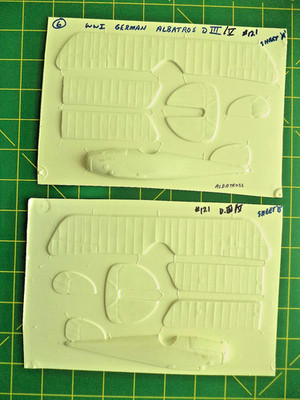 Tom's  Modelworks Albatros D.III/V Kit #121 - Vacuform Sheet Only