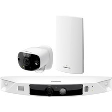 Panasonic KX-HN7002W HomeHawk Outdoor Wireless Smart Home Security 2 Camera