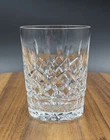 Waterford Lismore Crystal 4-3/8” Double Old Fashioned Whiskey Glass Vintage