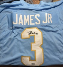 LA Chargers Derwin James JR Custom Powder Blue Jersey Signed BAS Size XL