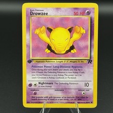 Drowzee 1st Edition Pokemon Team Rocket 54/82 NM