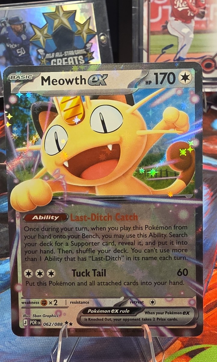 Meowth ex 062/088 Me03: Perfect Order Holo | eBay