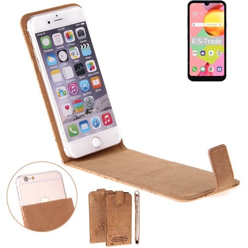 Flipcover für LG Electronics Risio 4 Kork Schutz-Hülle Flipstyle Case - Bild 1 von 6