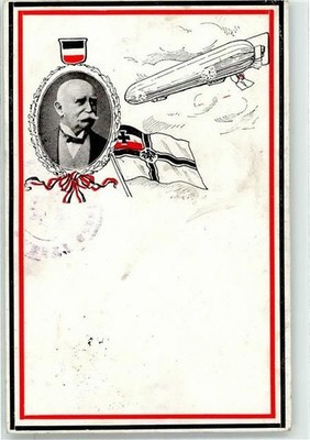 Ferdinand von Zeppelin Airship Flag Black-White-Red Zeppelin 1915... - 5189