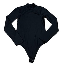 Abercrombie  Fitch Soft A F Collection Long Sleeve Cut Out Bodysuit Top S