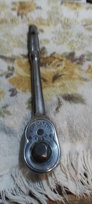 Wizard Tools H2831 Pear Head 1/2'' Drive Knurled Handle Ratchet USA Vintage 10''