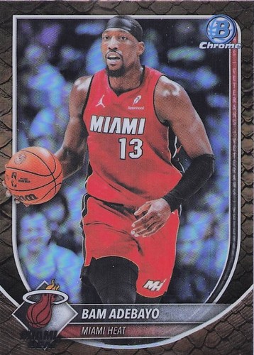 2025-26 Bowman - Chrome Bam Adebayo #BCV-89 Reptilian Refractor