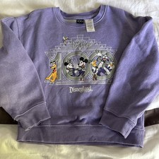 Disneyland Resort Mickey and Friends Disney100 Celebration Sweatshirt Girls 7/8