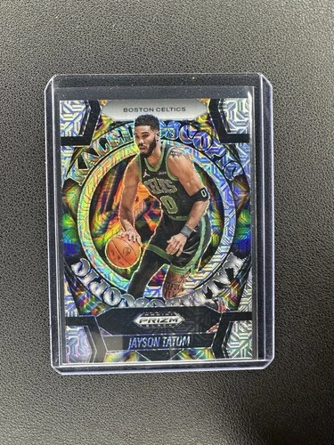 2024-25 Panini Prizm Black Jayson Tatum Kaleidoscopic Mojo Prizms /25#Z