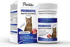 2PK Probiotics for Cats Digestive Enzymes w/ Prebiotics for Gut Health 06/2028