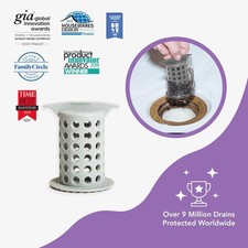 ShowerShroom  Gray 2" Revolutionary Hair Catcher for Shower Drain by TubShroom