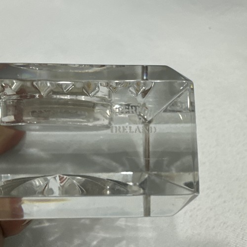 Waterford Crystal Lismore Small Clock, 4.5” High - Retail: $200.00+ New Battery - Picture 6 of 8