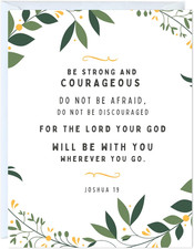 Cute Religious Greeting Card – Baptism, Christian Bible Quote, Christening, Firs