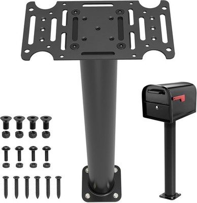 Komohom 27 Mailbox Post Mounting Bracket Installed On Concrete Floor Compatible