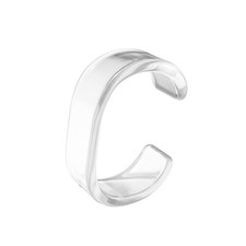 Acrylic Colorful Resin Geometric Simple Open Bracelet Transparent Wide Cuff - 07