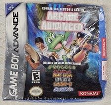 NIB KONAMI COLLECTOR'S SERIES ARCADE ADVANCED GB NINTENDO SEALED RARE BLUE BOX!
