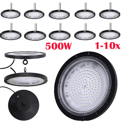 LED Hallenbeleuchtung Hallenstrahler 500W UFO High bay Industrielampe für Garage