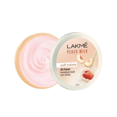 Lakme Peach Milk Soft Creme, leicht mit 24 Stunden Moisture Lock Creme, 250 g