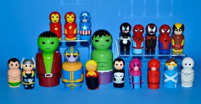 Bif Bang Pow! Marvel Universe Avengers Infinity War PIN MATES Lot of 19 Figures