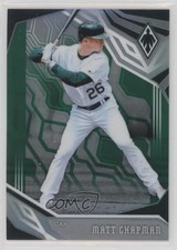 2019 Panini Chronicles Phoenix Green Prizm 31/50 Matt Chapman #18 o7m